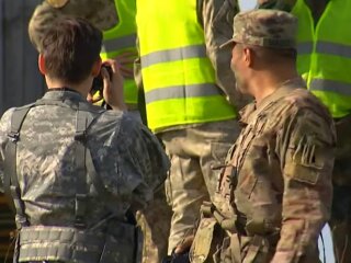 Военные, фото: скриншот из видео