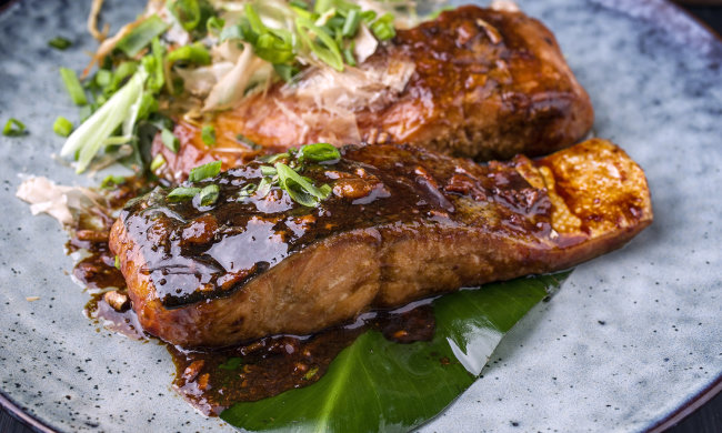 Рецепт лосося теріякі з кунжутом