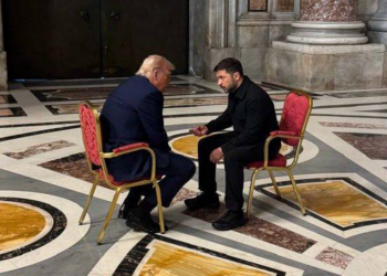 Дональд Трамп та Володимир Зеленський, кадр з відео