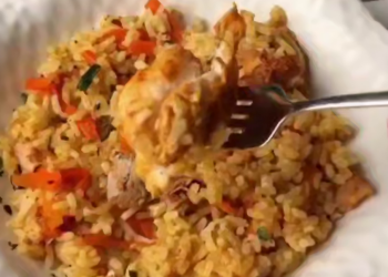 Плов в рукаве, кадр из видео