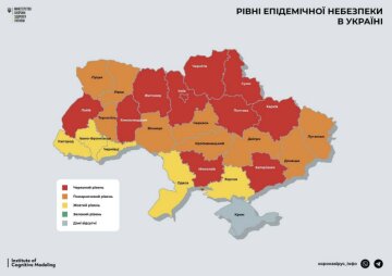 Рівні епідемічної небезпеки, МОЗ