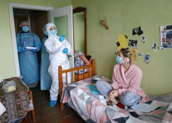 Обсервація в Нових Санжарах, скрін з відео