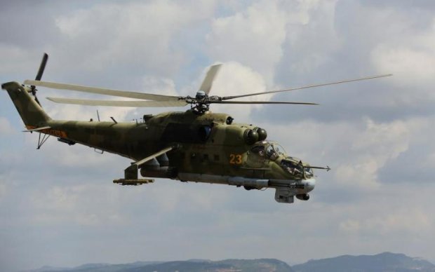 Боевики показали, как сбили российский военный вертолет