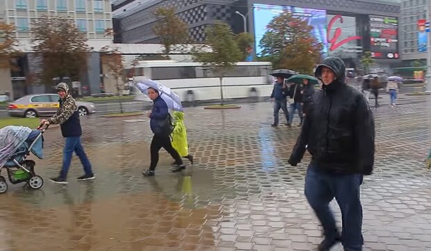 Дождь, скриншот из видео