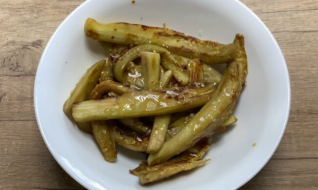 Баклажани з медом, скріншот: YouTube