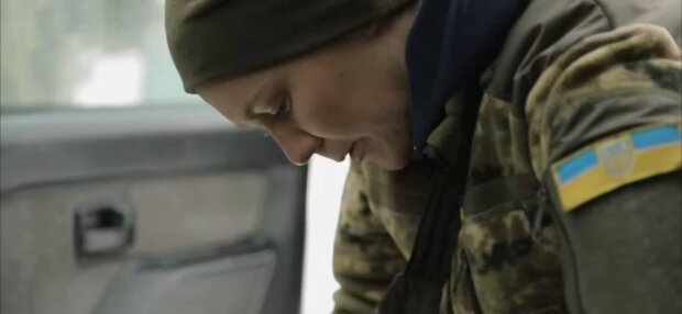 Женщина в ВСУ, фото: скриншот из видео
