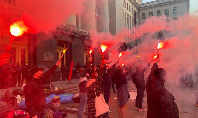 Протести у справі Катерини Гандзюк \\ фото Детектор медіа