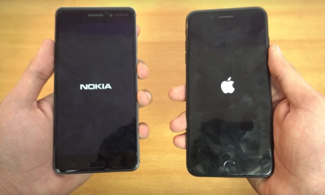 NOKIA 6 проти iPhone 7 Plus - порівняння швидкості роботи