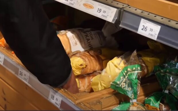 Цены на хлеб. Фото: скрин youtube