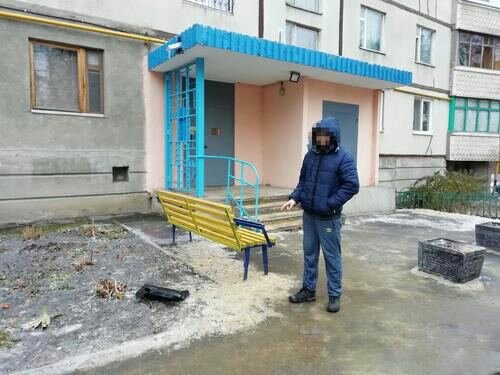 Зловмисник, фото: Національна поліція