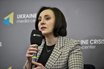 Министр социальной политики Украины Оксана Жолнович, фото: youtube