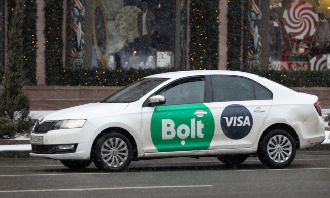 Такси "Bolt", скриншот: YouTube