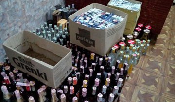 Правоохоронці вилучили контрабандний тютюн і алкоголь на 200 тис грн (фото)