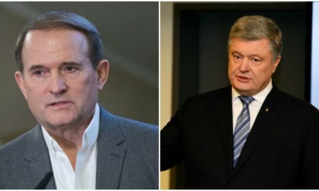 Виктор Медведчук и Петр Порошенко