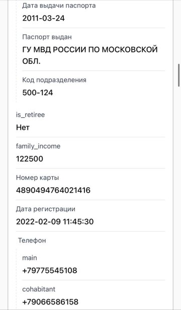 Документи до російського паспорта Труханова, фото: Telegram