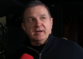 Юрій Горбунов, кадр з інтер'ю