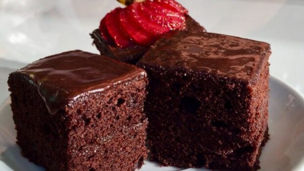 Шоколадно-свекольный торт, фото prostoway