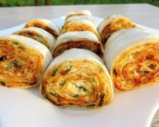 Лаваш з куркою і сиром / фото: Russianfood