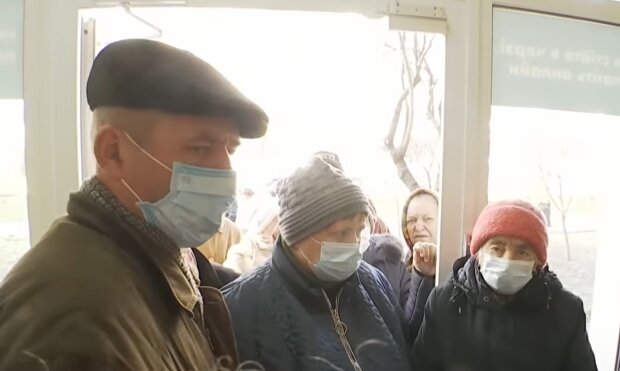 Украинские пенсионеры, скриншот: YouTube