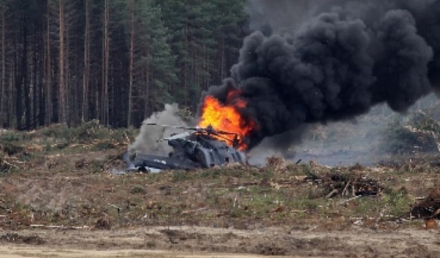 Ексклюзивні фото падіння російського Мі-28 (фото)