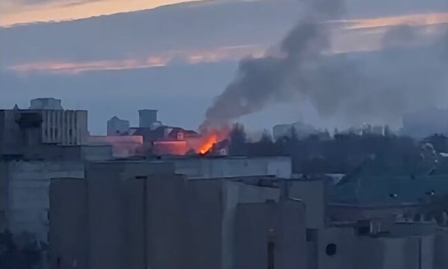 пожежа на проспекті Перемоги у Києві