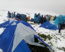 сніг в Карпатах