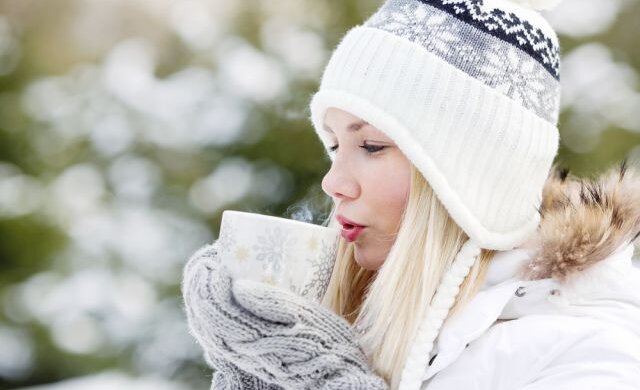 Мороз, напої для зігрівання