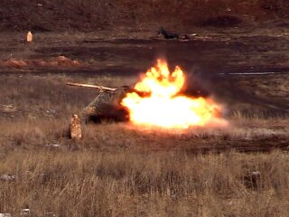 Учения ВСУ с  NLAW и M-141, фото: Facebook
