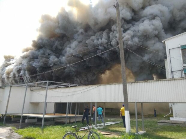 Столб дыма на всю Одессу: жуткий пожар вспыхнул в популярном магазине, испуганные люди бросили все