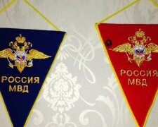 У главы одесской милиции обнаружили штандарты МВД России (фото)