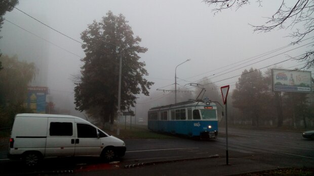 Вінниця, туман, фото Google