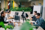 Работа в офисе, фото Transferwise