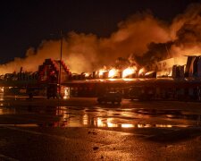Наслідки обстрілу гіпермаркету «Епіцентр» у Харкові