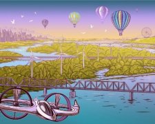 Художники зобразили Київ через 100 років