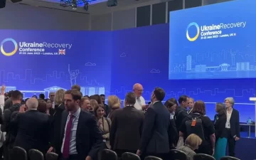 Лондонська конференція з відновлення України. Фото: скрін youtube