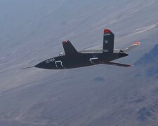 Беспилотник XQ-58A Valkyrie. Фото скриншот с видео