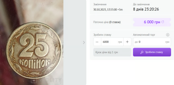 Цінна монета. Фото: Violity