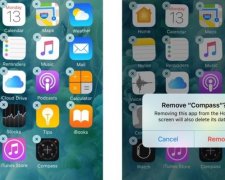 Удаление стандартных приложений с iPhone не освободит память девайса