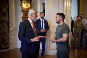 Володимир Зеленський та Пето Павел, фото: Офіс Президента