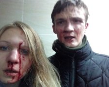 Националисты избили активистку Виту Заверуху и ее парня в Киеве