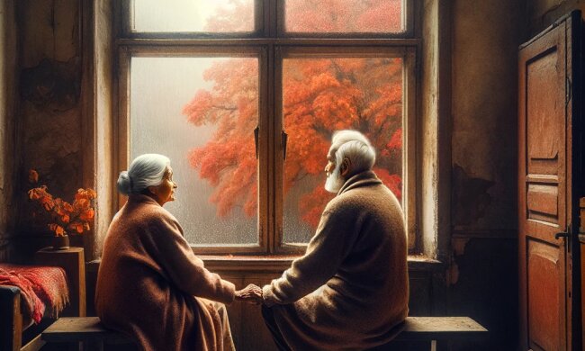 сімейна пара похилого віку