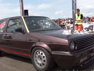 VW Golf Mk2, скриншот видео