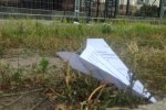 Активісти закидали посольство РФ у Києві паперовими літачками (фото)