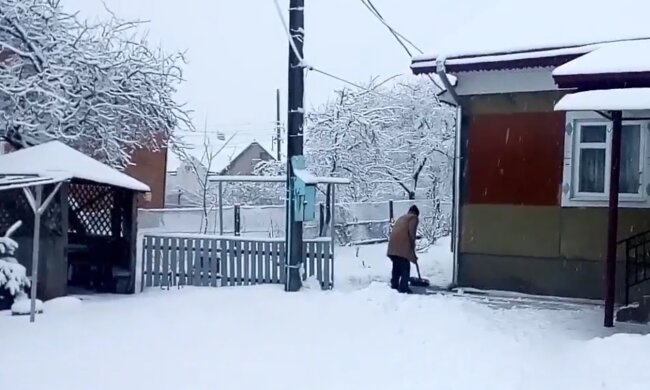 Погода в Украине, кадр из видео
