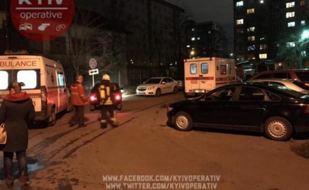 В Киеве пострадали дети в масштабном пожаре 