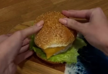 Бургеры-гнезда, кадр из видео