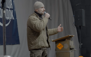 Офицер Третьего армейского корпуса Дмитрий Савченко. Фото: скрин youtube