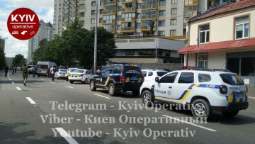 Стрельба в Киеве, скриншот: Telegram