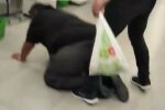 Драка в магазине, Скрин, видео