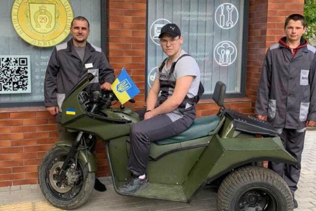 Электротрицикл для ВСУ, фото Львовский горсовет